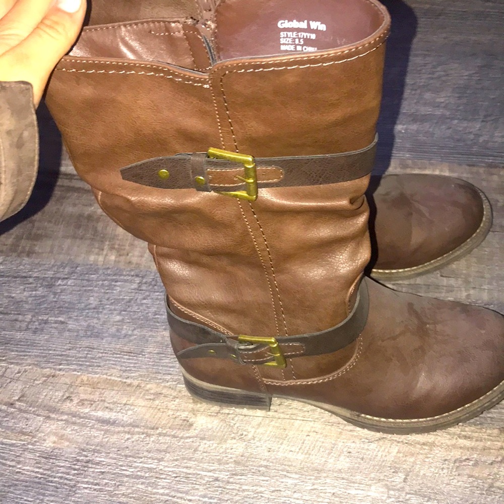 Brown boots
